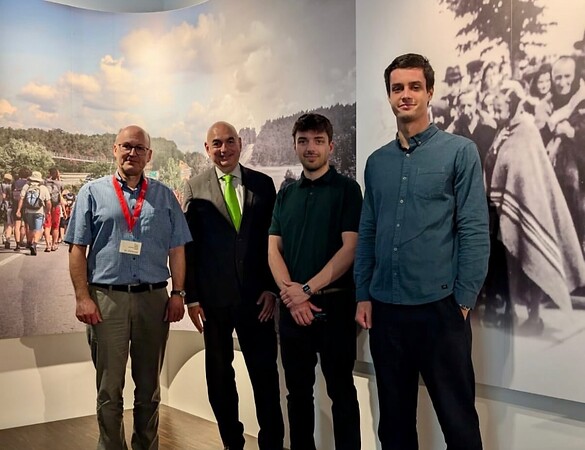 Daniel Palát und Matej Dušek mit Jürgen Mistol unterwegs