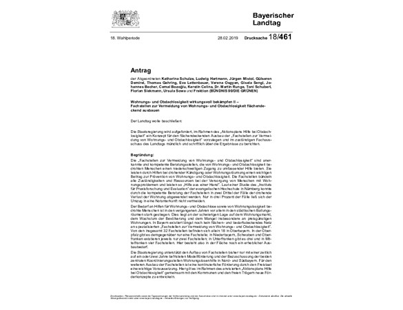 Grüner Antrag: Wohnungs- und Obdachlosigkeit wirkungsvoll bekämpfen