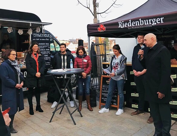 Eröffnung des Bio-Donaumarktes in Regensburg