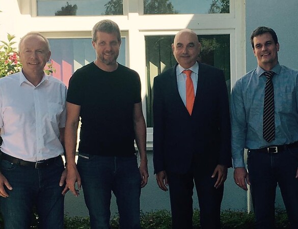 Zu Besuch in Weiden beim Oberbürgermeister und der IHK mit Dieter Janecek