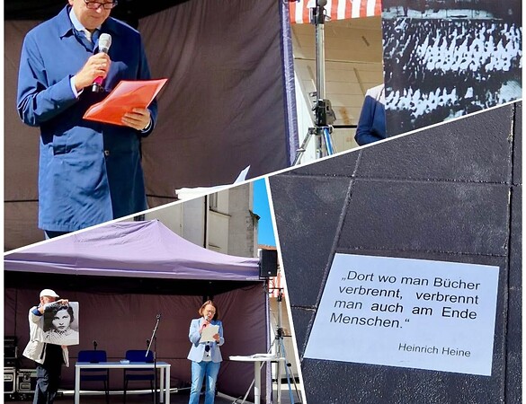 „Dort wo man Bücher verbrennt, verbrennt man auch am Ende Menschen.“