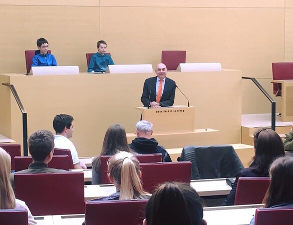 Zu Besuch im Landtag