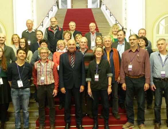 Fahrt in den Landtag