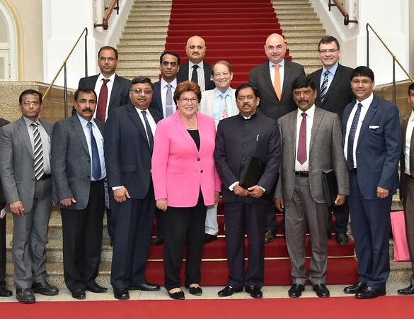 Besuch des Innenministers des indischen Bundesstaates Karnataka