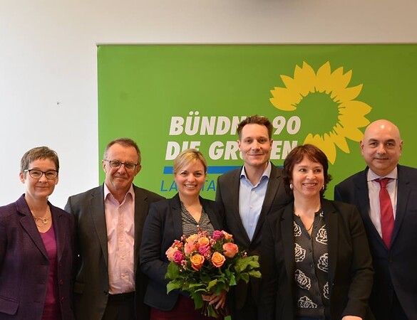 Die grünen Landtagsfraktion in Bayern hat gewählt