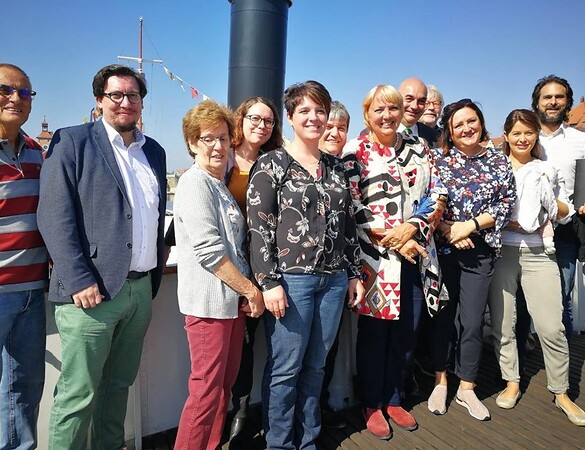 Claudia Roth in Regensburg unterwegs