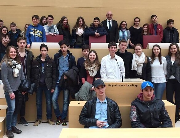 Zu Besuch im Landtag