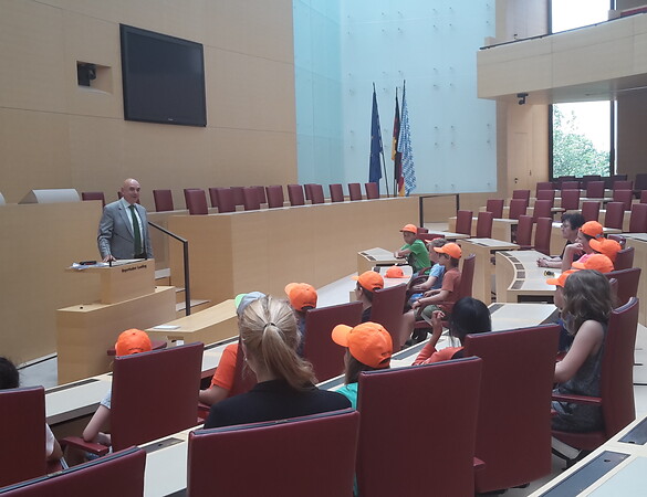 Zu Besuch im Landtag