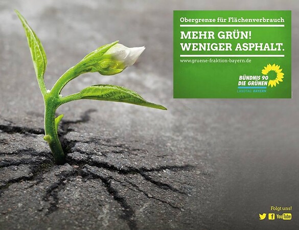 Mehr Grün! Weniger Asphalt!