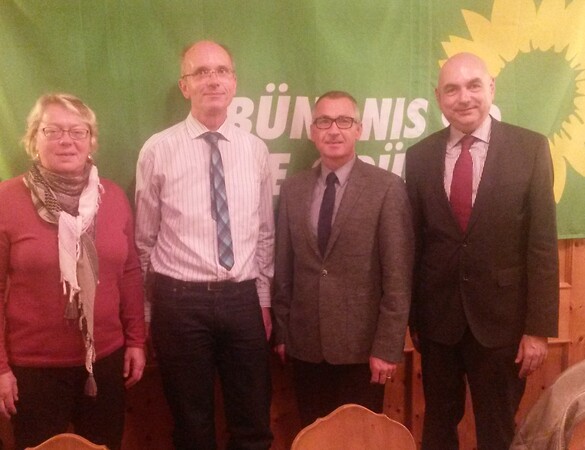 Zu Gast beim grünen Kreisverband Cham