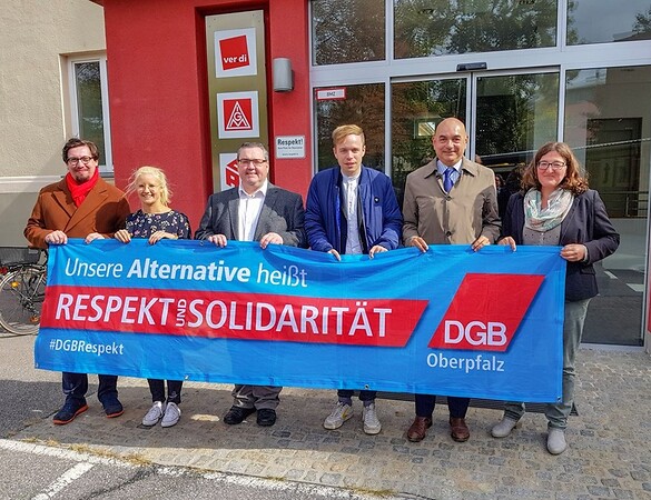 Bündnis 90/Die Grünen zu Besuch beim DGB Regensburg