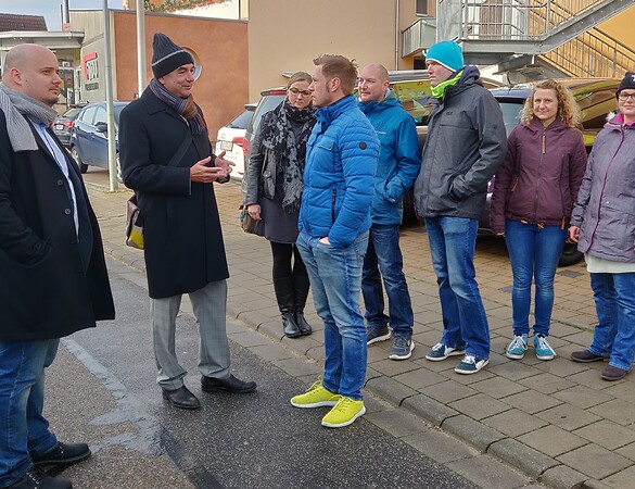 Verkehrssituation am Kindergarten