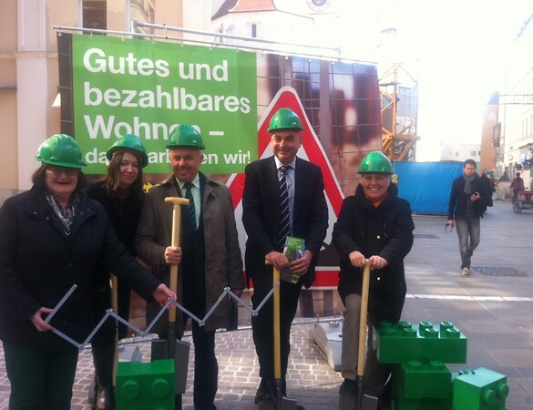 Aktion für bezahlbares Wohnen in Regensburg