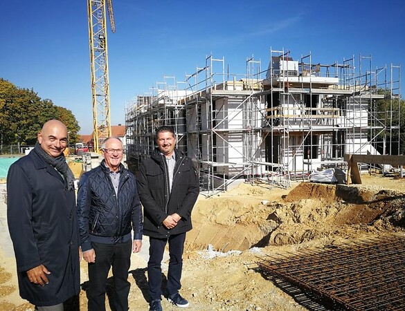 Baustellenbesuch im Regensburger Stadtteil Ziegetsdorf