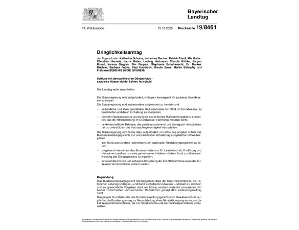 Dringlichkeitsantrag