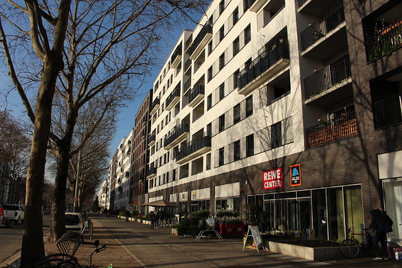 Wohnen auf dem Supermarkt