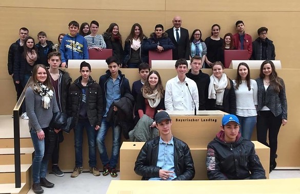 Zu Besuch im Landtag