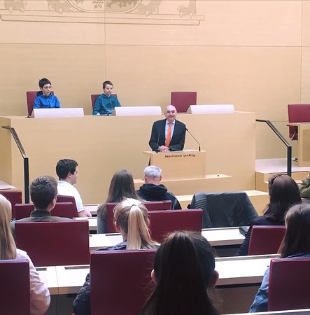 Zu Besuch im Landtag