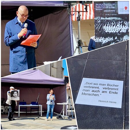 „Dort wo man Bücher verbrennt, verbrennt man auch am Ende Menschen.“