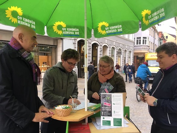 Aktionstag zum Volksbegehren gegen Flächenfraß