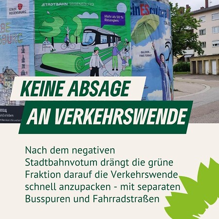 Nach Stadtbahn-Votum: Keine Absage an Verkehrswende