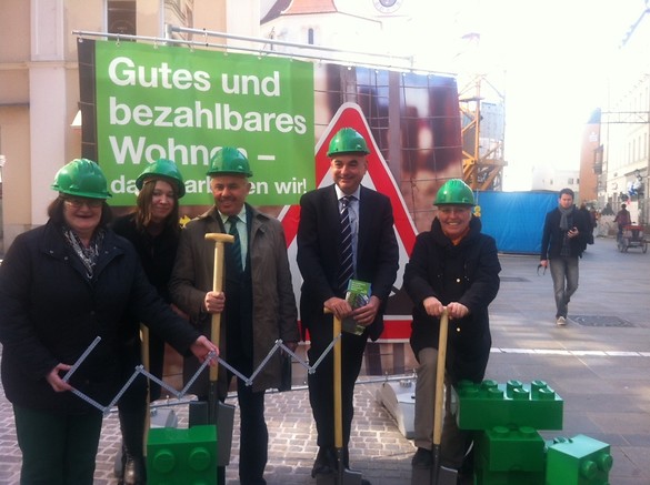 Aktion für bezahlbares Wohnen in Regensburg