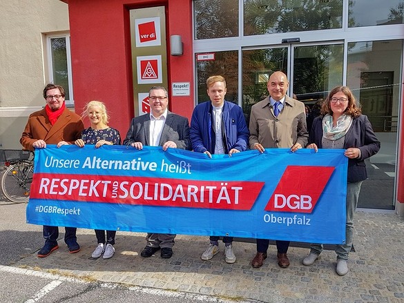 Bündnis 90/Die Grünen zu Besuch beim DGB Regensburg