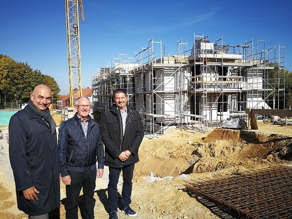 Baustellenbesuch im Regensburger Stadtteil Ziegetsdorf