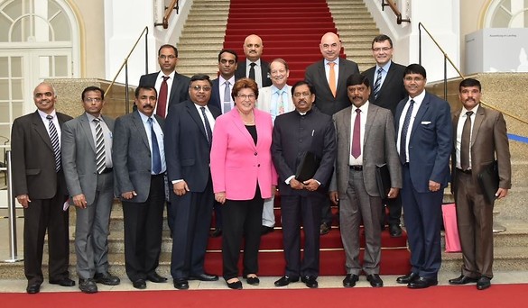 Besuch des Innenministers des indischen Bundesstaates Karnataka