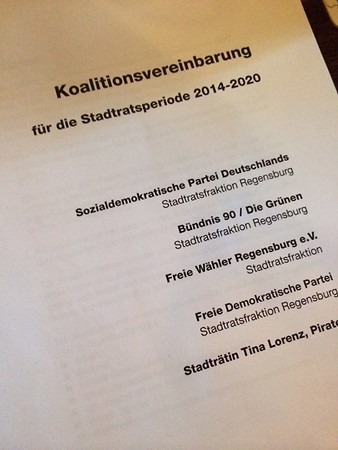 Bunte Koalition mit grünem Bürgermeister in Regensburg