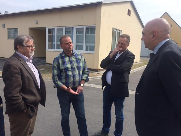 Besuch in der Weidener Gemeinschaftsunterkunft