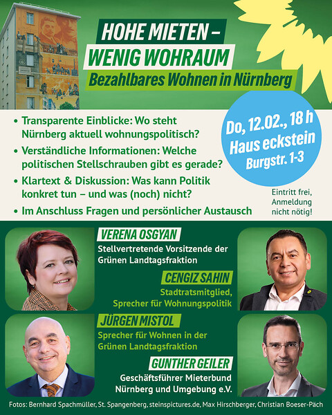 HOHE MIETEN – WENIG WOHRAUM Bezahlbares Wohnen in Nürnberg